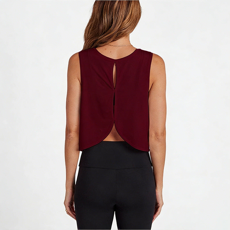 Cross-Border Yoga vest.