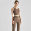 Weiman's New Yoga Clothing Suit for Women, Professional Vest, Shock-Proof, High-Waisted, no inseam.