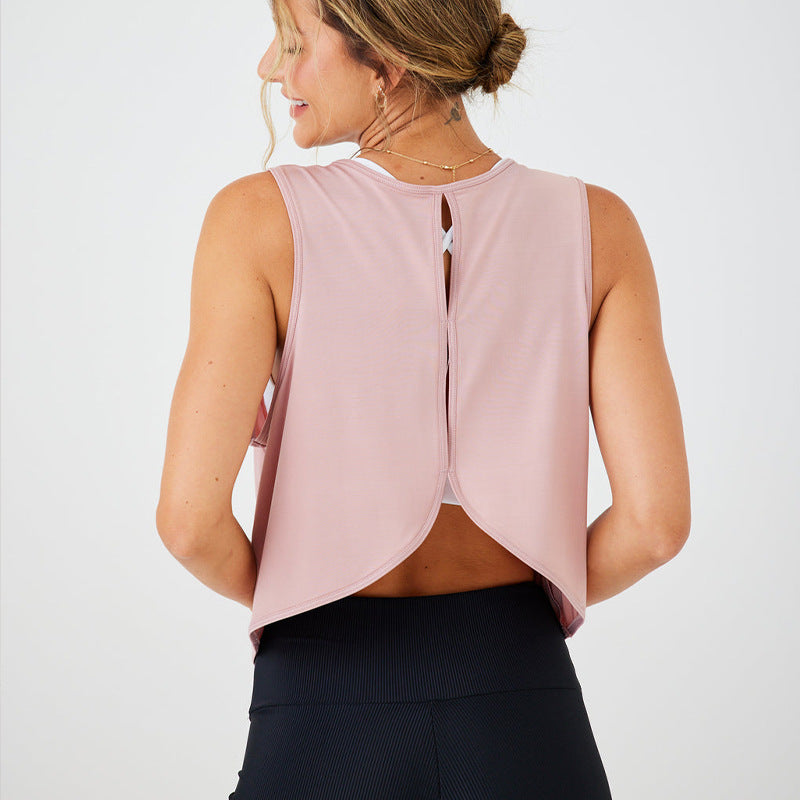 Cross-Border Yoga vest.