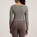 Athena lulu New Yoga Clothes.Slim-fit Long-sleeved