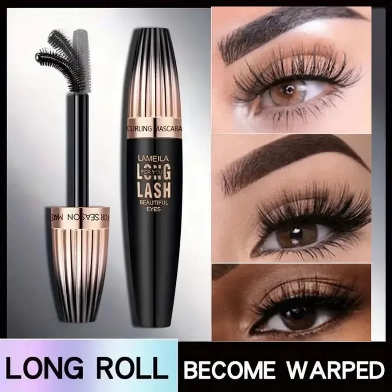 Waterproof 4D Mascara Thick Long Smudge-proof Plump.