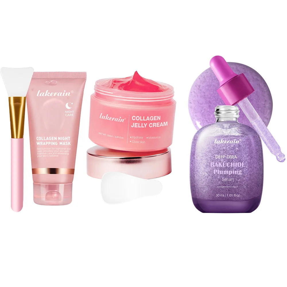 •Collagen Jelly Cream •Hydrolyzed Collagen •Overnight Wrapping Peel-Off Mask 
•Hydrating and Firming •Moisturizing SkinCare