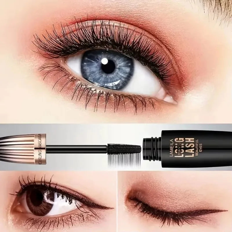 Waterproof 4D Mascara Thick Long Smudge-proof Plump.