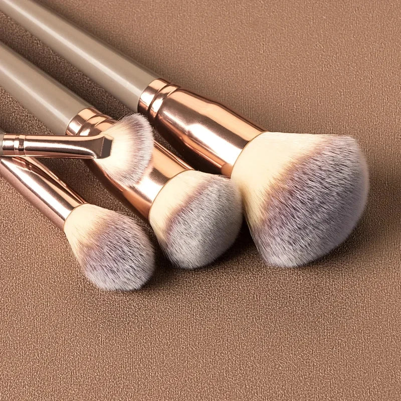 Makeup Brushes Set, 15Pcs Face Eye Makeup Brush Kit – Foundation Powder Blush Brush, Eyeshadow Eyeliner Eyebrow Brush, Highlight