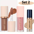 3pcs/Set Long-lasting Waterproof Facial Makeup Set,Blush+Contouring+Foundation.