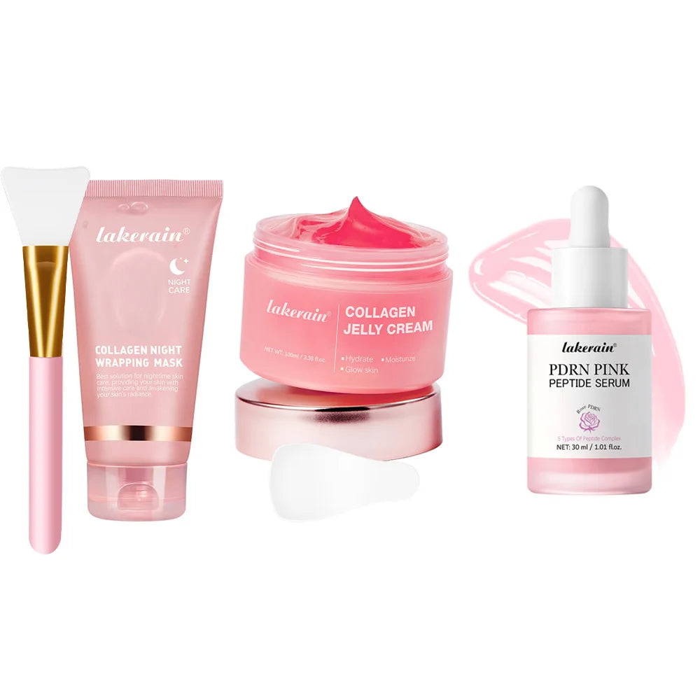 •Collagen Jelly Cream •Hydrolyzed Collagen •Overnight Wrapping Peel-Off Mask 
•Hydrating and Firming •Moisturizing SkinCare