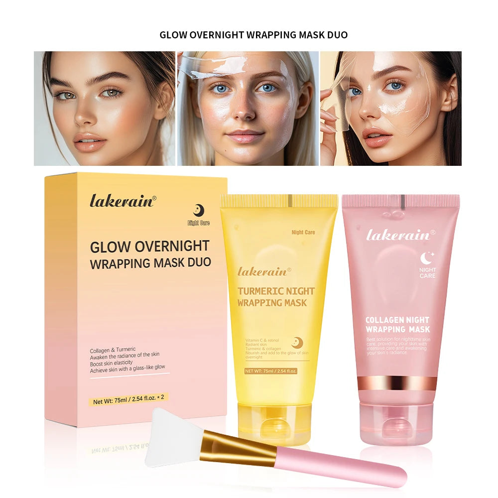 •Collagen Jelly Cream •Hydrolyzed Collagen •Overnight Wrapping Peel-Off Mask 
•Hydrating and Firming •Moisturizing SkinCare