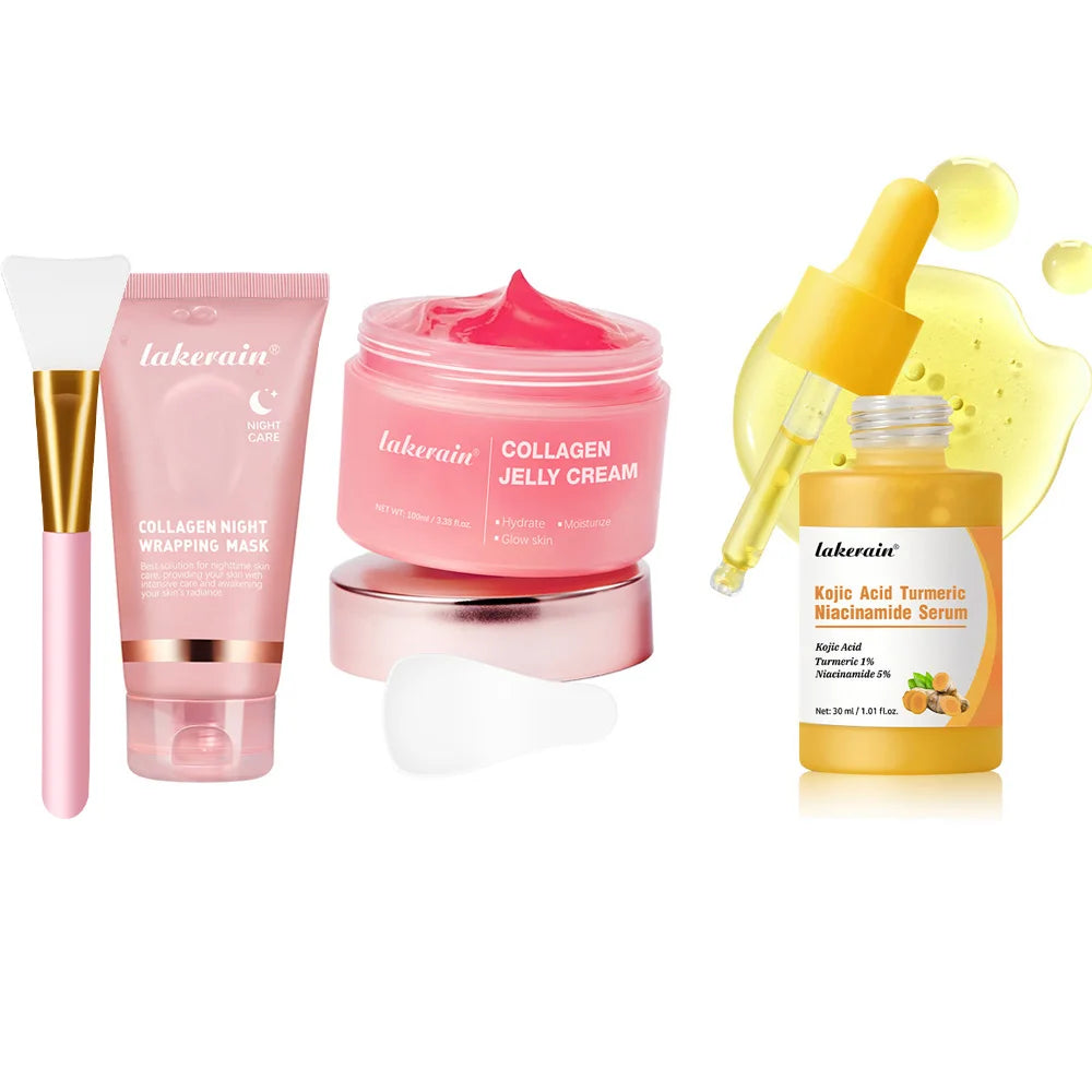 •Collagen Jelly Cream •Hydrolyzed Collagen •Overnight Wrapping Peel-Off Mask 
•Hydrating and Firming •Moisturizing SkinCare