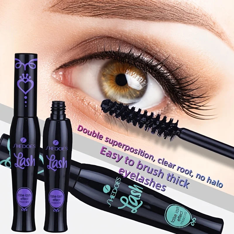 Smudge Proof Mascara, Waterproof, Sweat Proof, Long, Thick, Cool, Fast Drying Mascara, Thick Curly And Slender.