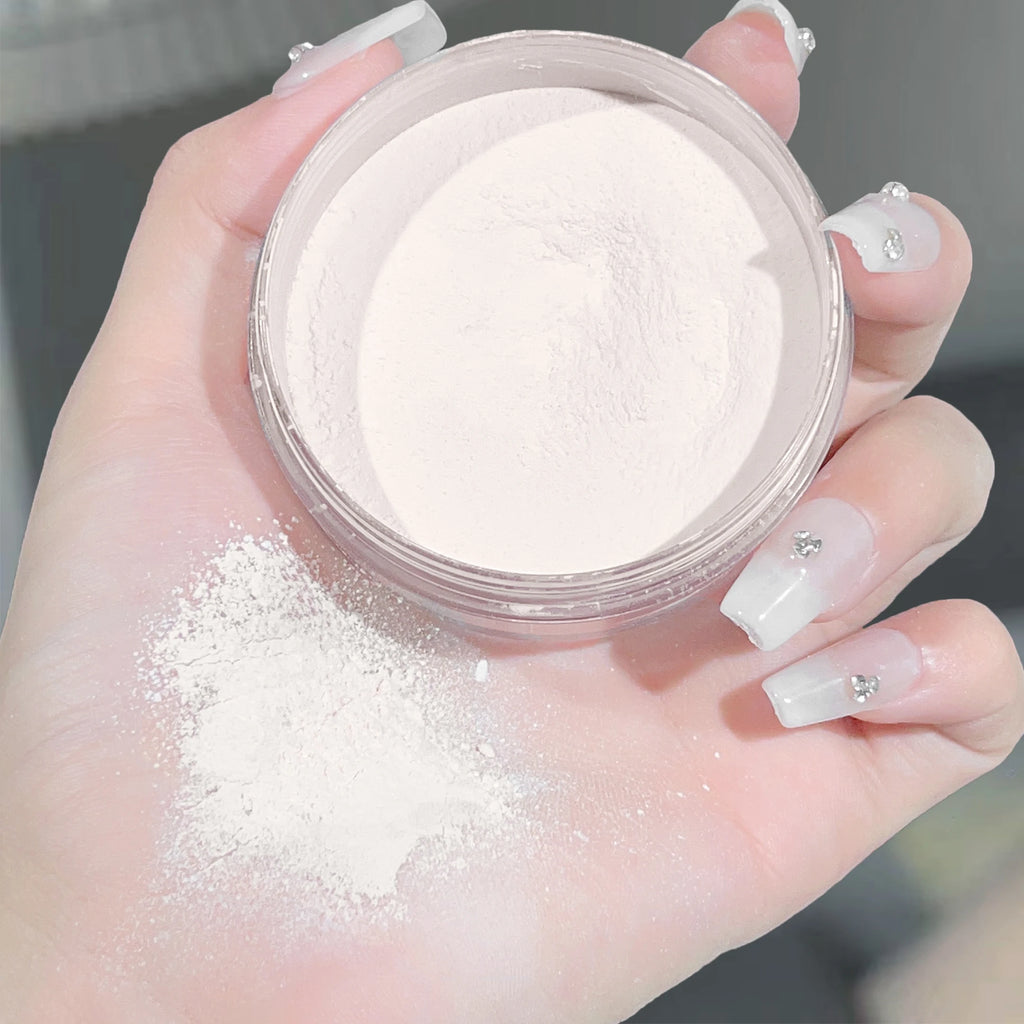 Light, flawless and transparent makeup setting powder,waterproof.